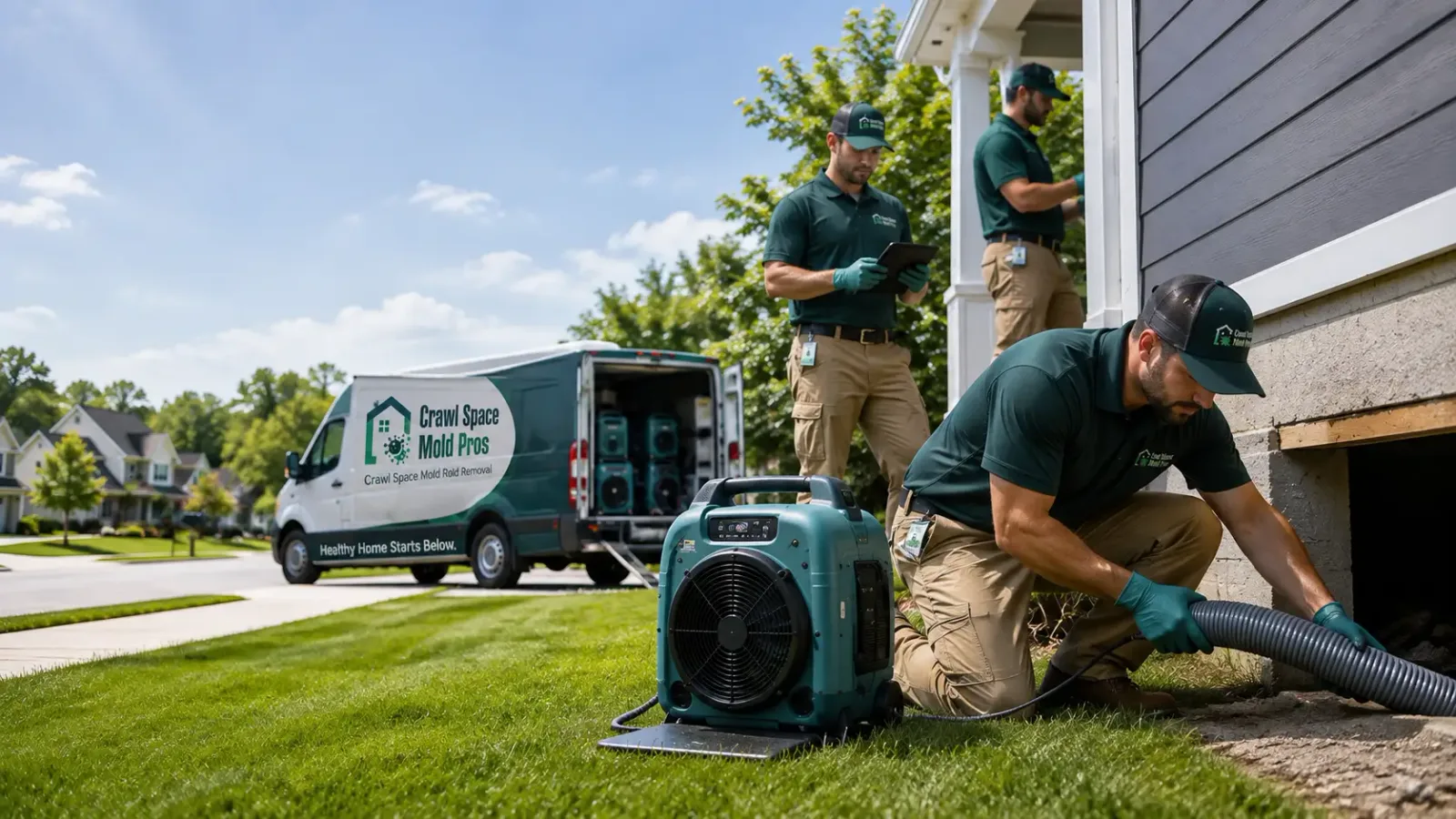 Crawl Space Mold Removal in New Haven, MO